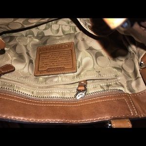 Vintage Coach Leather Top Handle